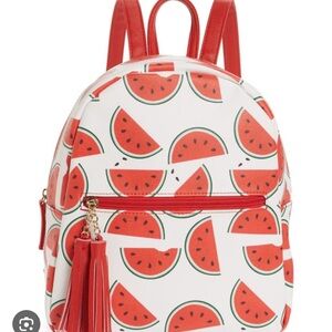 Watermelon Print Backpack